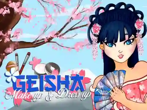 Hra Geisha make up and dress up online