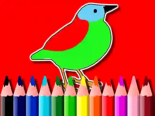 Hra Back To School: Birds Coloring Book online
