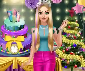 Hra Blondie Winter Party online