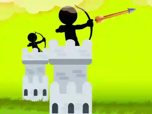 Hra Stickman Archer Castle online