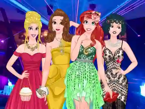 Hra  Princesses Graduation Party Night online