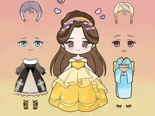 Hra Vivi Doll Dress Up online