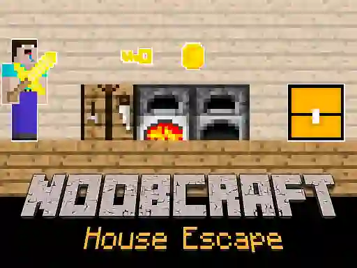 Hra Noobcraft House Escape online
