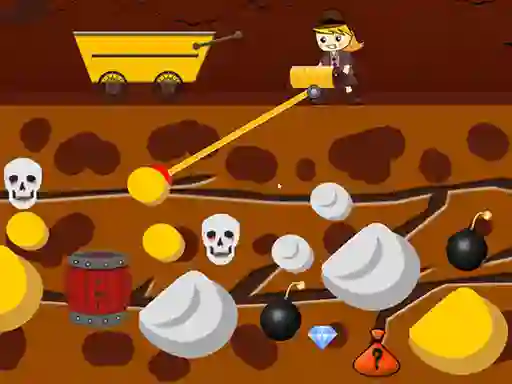 Hra Lady Gold Miner online