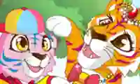 Hra Mommy and Baby Tiger online