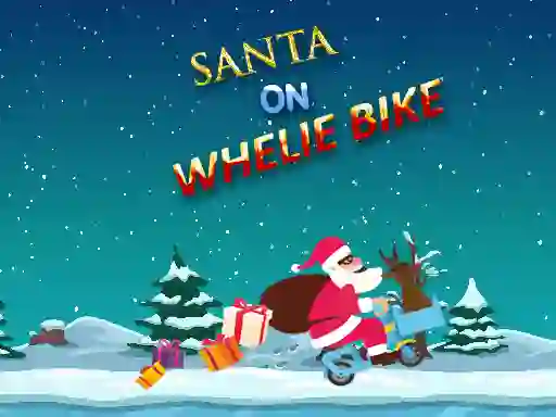 Hra Santa On Wheelie Bike online