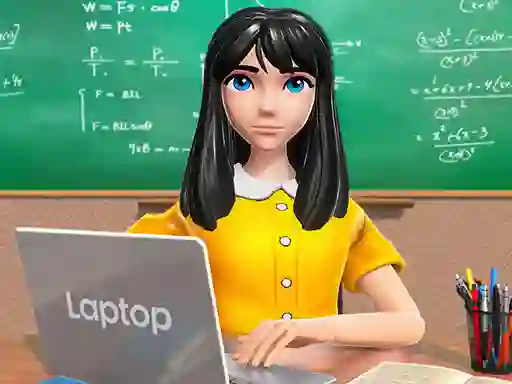 Hra School Teacher Game School Day online