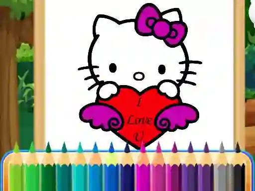 Hra Coloring Kitty online
