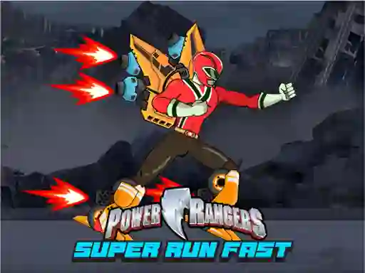 Hra Power Rangers Super Run Fast online