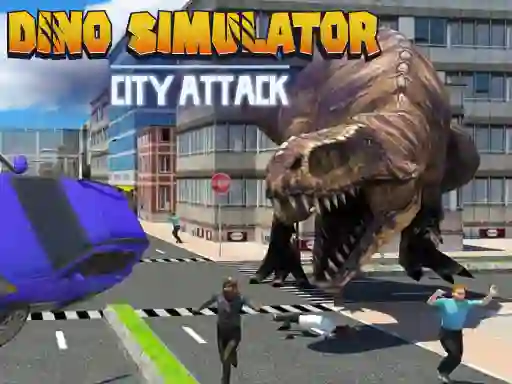 Hra Dino Simulator City Attack online