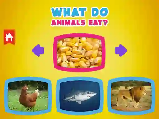 Hra What Do Animals Eat? online