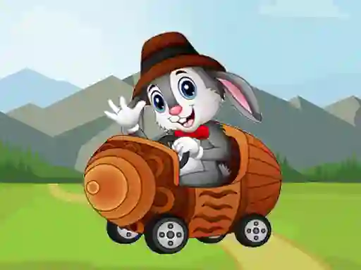 Hra Cartoon Animals In Cars Match 3 online