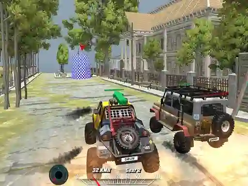 Hra Offroad Monster Truck Forest Championship online