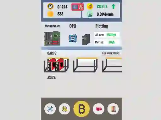 Hra Bitcoin Clicker online