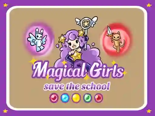 Hra Magical Girls Save the School online