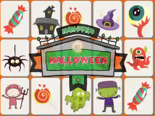 Hra Halloween Mahjong online