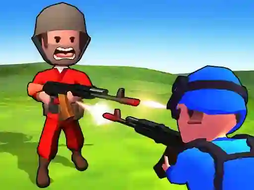 Hra Little Commander. Red vs Blue online