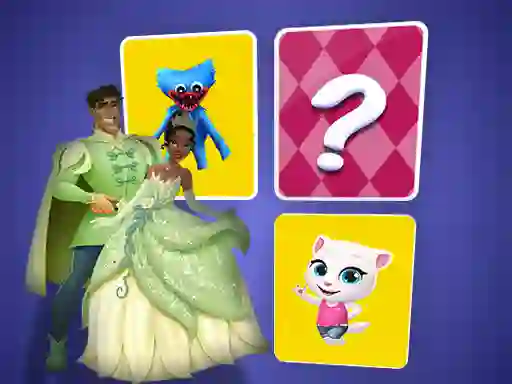 Hra The Princess and the Frog Memory Card Match online