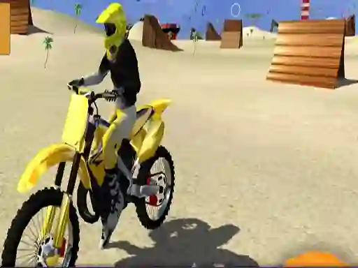 Hra Motor Cycle Beach Stunt online