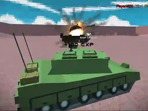 Hra Helicopter and Tank Battle Desert Storm Multiplayer online