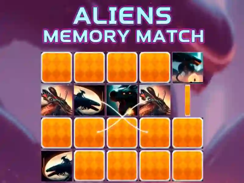 Hra Aliens Memory Match online