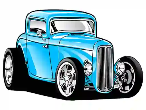 Hra Hot Rod Coloring online