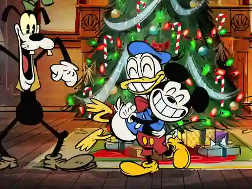 Hra Preparing Mickey For Christmas Match 3 online
