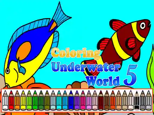 Hra Coloring Underwater World 5 online