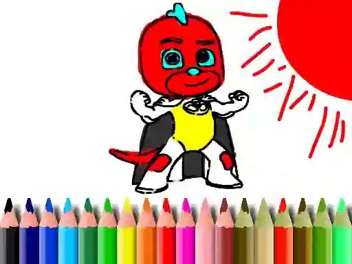 Hra Back To School: Mask Boy Coloring online