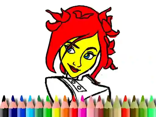 Hra Back To School: Cute Girl Coloring online