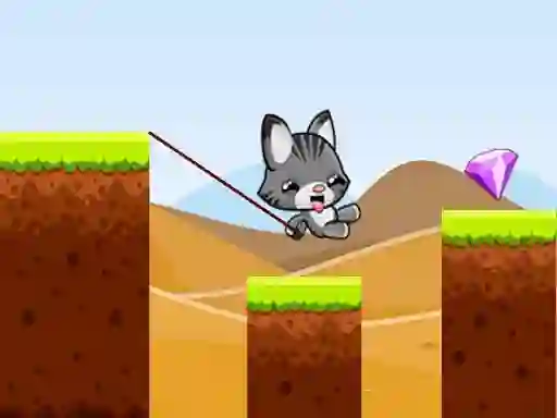 Hra Swing Cat Endless Jump online