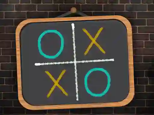 Hra Tic Tac Toe blackboard online