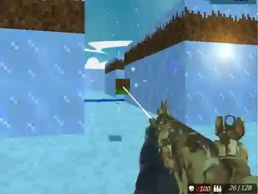 Hra Blocky Swat Shooting Iceworld Multiplayer online
