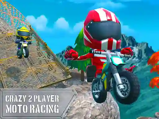 Hra Crazy 2 Player Moto Racing online