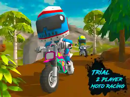Hra Trial 2 Player Moto Racing online