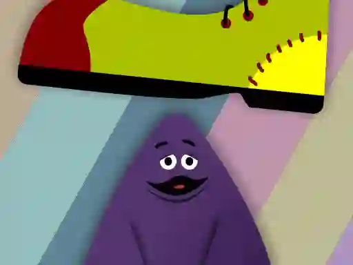 Hra Grimace vs giant clown shoes online