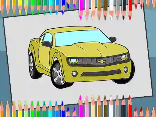 Hra American Cars Coloring Book online
