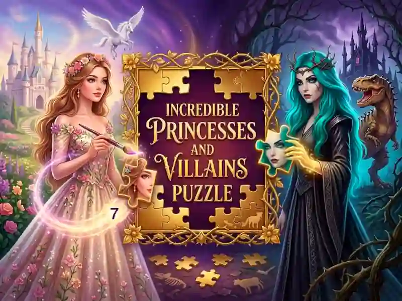Hra Incredible Princesses and Villains Puzzle online