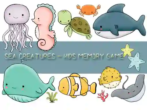 Hra Kids Memory Sea Creatures online