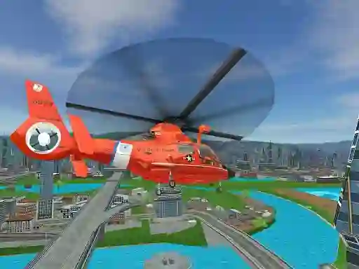 Hra 911 Rescue Helicopter Simulation 2020 online