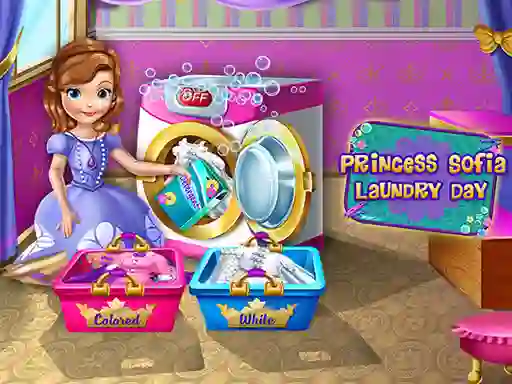 Hra Young Princess Laundry Day online