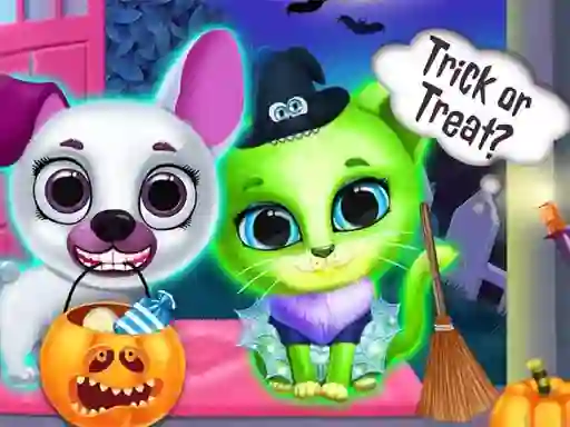 Hra Scary Makeover Halloween Pet Salon online