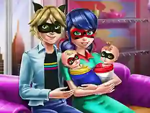 Hra Dotted Girl Family Day online