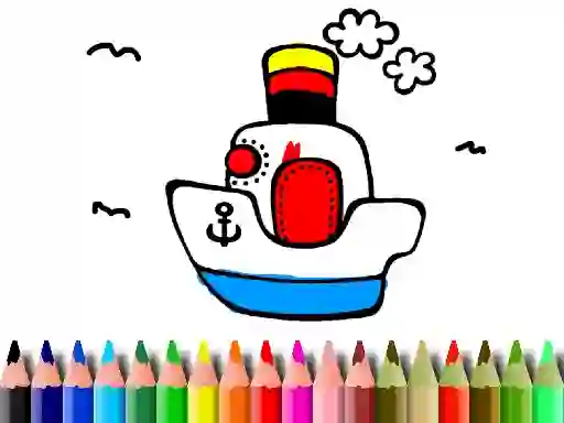 Hra Back to School: Boat Coloring online