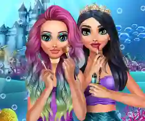 Hra Mermaids Makeup Salon online