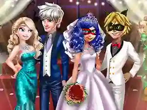 Hra Ladybug Wedding Royal Guests online