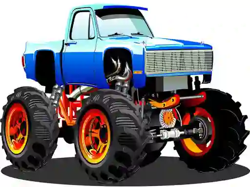 Hra Monster Truck Puzzle online