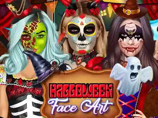 Hra Kylie Jenner Halloween Face Art online