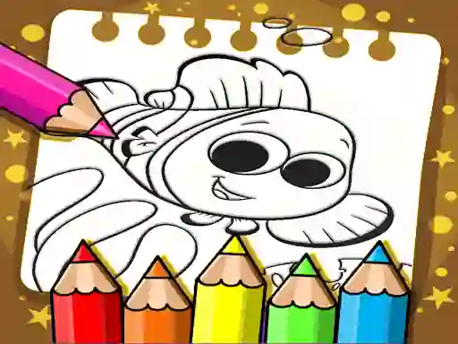 Hra Finding Nemo Color Book online