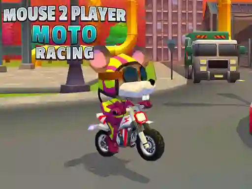 Hra Mouse 2 Player Moto Racing online